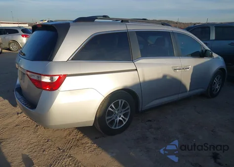 2011 Honda Odyssey Ex from USA, damaged, VIN 5FNRL5H47BB086527